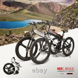 SAMEBIKE 26 Inch Folding Electric Bike Power Assist E-Bike Mountain Bicycle EU