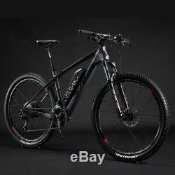 SAVA Carbon Fiber e Bike 27.5 inch Electric Mountain Bike SHIMANO 27S 36V/13Ah