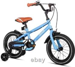 STITCH Kids Bike 14 Inch Children Bicycle for 3-9 Years with stabilizers Blue