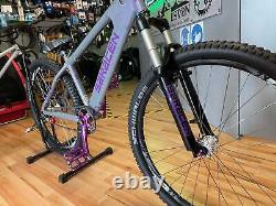 Saracen Team M. A. D Jump/dirt Bike 14 Framecustom Grey With Purple Flek