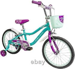 Schwinn Girls' Elm Bicycle, Teal, 18-inch Wheels