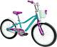 Schwinn Girls' Elm Bicycle, Teal, 20-inch Wheels