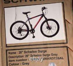 Schwinn Surge 26 inch Mountain Bike Wheels with Disc Brakes Grey