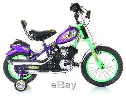 Spike Easy Rider Chopper Kids Bike 14 Inch Wheel 7 Inch Frame Rigid Suspension