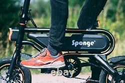 Sponge E-Bike Folding Electric Bike Bicycle Bike 250W Power 12 Wheel