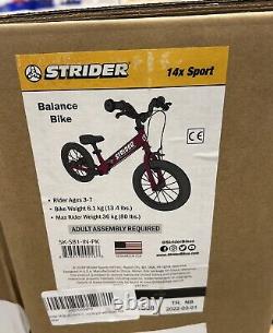 Strider 14 Sk-sb1-in-pk Cross-country Bicycle With Brake Pink