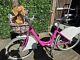 Stunning French City Bike Pink With Basket. Rare French Bicycle