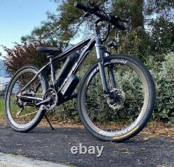 Supreme eBikes Bicycle 36v 2ah Electric Assisted Mountain E Bike 26/17 Black