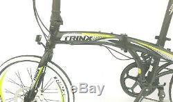 TRINX Folding bike 20 inch wheels 7 speed shimano gears disc brakes carry bag