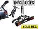 Thule 9502 Bike Cycle Carrier Tow Bar Mounted Holds 2 Bikes Package Deal