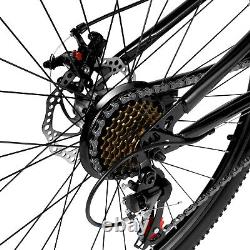 UK Full Suspension 26 Mountain Bike 21 Speed Men's Bikes Bicycle MTB Disc Brake