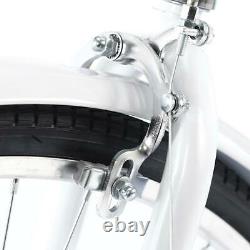 Unisex Adult Bike 26 Commuter Cruiser Bicycle with Front Basket Single Speed