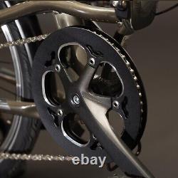 Unisex Adult Folding Bike Comact Bicycle Btwin Tilt 900 Metallic