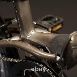 Unisex Adult Folding Bike Comact Bicycle Btwin Tilt 900 Metallic