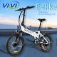 Vivi E-bike Electric Bike Folding Bicycle 350w Professional Commuter White