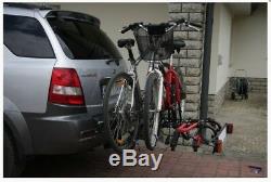 Very Stable! Platform 4 bikes black, Towbar Mounted Rack Cycle Carrier