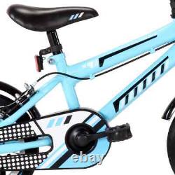 VidaXL Kids Bike 12 inch Black and Blue