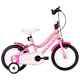 Vidaxl Kids Bike 12 Inch White And Pink