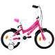 Vidaxl Kids Bike 14 Inch Black And Pink