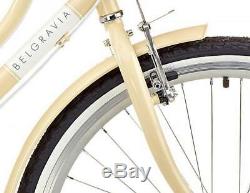 Viking Belgravia Ladies Womens Heritage Bike Bicycle Latte 26 Wheels 6 Speed