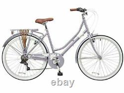 Viking Paloma Ladies Bike Heritage Bicycle 26 Wheel Shimano Cycle Met Lavender