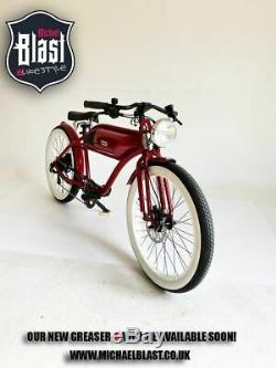 Vintage Greaser-s electric board track bicycle ebike