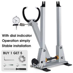 WEST BIKING Foldable Wheel Truing Stand Bicycle Repair Stand Mechanic Workstand