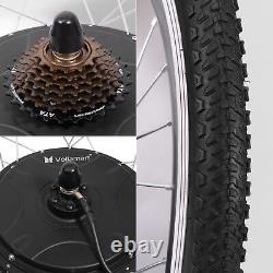 Waterproof 26 1500W Rear Wheel Electric Bicycle Conversion Kit E-bike Motor LCD