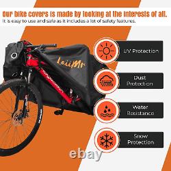 Waterproof Mountain Bike Bicycle Rain Cover Heavy Duty UV Dust Cycle Protection