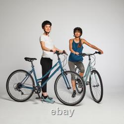 Womens Hybrid Bike Bicycle Low Frame Step Through 8 Speed Cycling Riverside