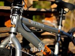XN BMX Bike Area 44 20 Freestyle Boys Bicycle w 360 Gyro 2x Stunt Pegs Grey