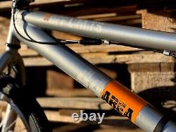 XN BMX Bike Area 44 20 Freestyle Boys Bicycle w 360 Gyro 2x Stunt Pegs Grey