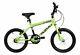 Xn Gizmo Kids Bmx Bike Junior 16 Wheel Unisex Bicycle 1 Spd V-brakes Lime Green