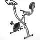 X Bike Folding Exercise Bike, Indoor Stationary Cycling Fitness By Evolve
