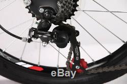 Xspec 20 7 Speed City Folding Mini Compact Bike Bicycle Commuter, Black